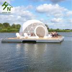 Glamping Family Geodesic Dome Tent Kits Prefab Houses Shower Room Included