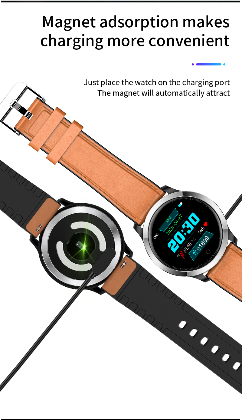 F75 Silicone Smart Watch Smart Watch Blood Oxygen Heart Rate Blood Pressure 1.3inch