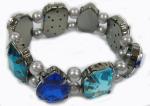 Acrylic stretch bracelet