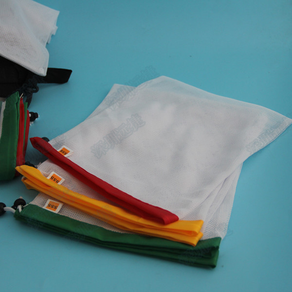Customized Polyester Reusable Eco-friendly Storage Fruit Net Vegetable mesh bag