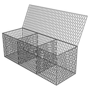 Wholesale Manufacturers Direct Selling Galfan Gabion Iron Wire Cage Basket Seawall Protection Woven Hexagonal Seawall from china suppliers
