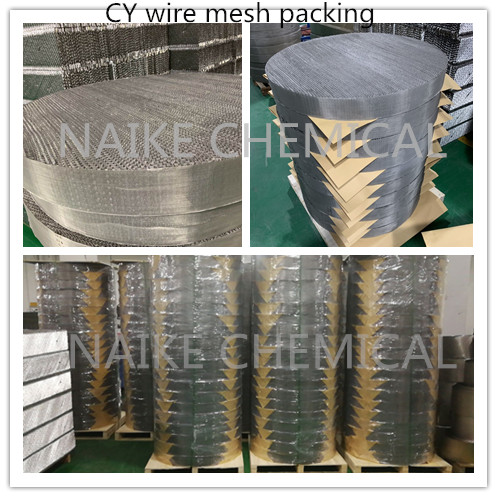 Stainless Steel Metal Wire Mesh Structured Packing AX250 BX500 CY700