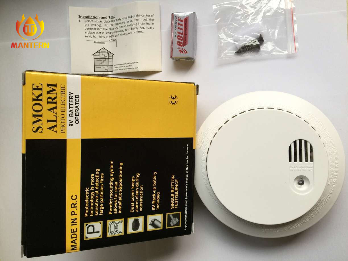 Conventional Photoelectric Smart Smoke Detector 2 Wire / 4 Wire With Relay Output