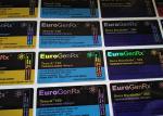 Glossy Waterproof Euro GenRX Glass Vial Labels Hologram Medication Label
