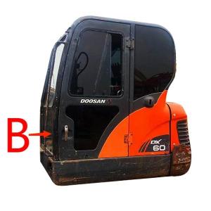 Wholesale DX70 DH130 DH170 DOOSAN Glass Front Down Position B Windshield from china suppliers