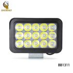 Rectangle 15 Beam Plastic Red Blue White LED Spotlight For Motorcycle