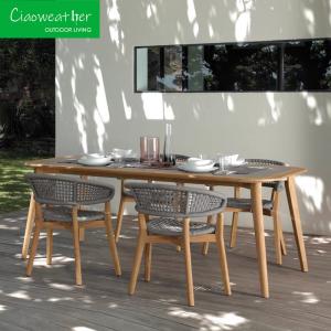 Wholesale Modern Outdoor Furniture Patio Furniture Outdoor Chairs Garden Teak Weaving Chair for Villa Courtyard from china suppliers