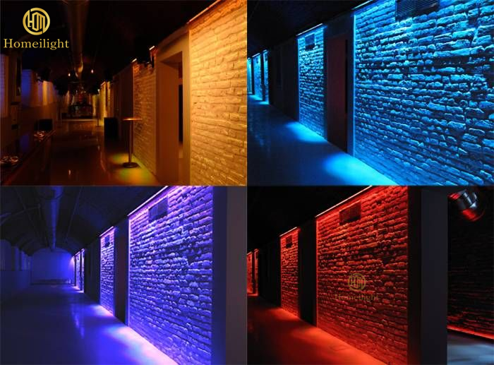 Gross Weight 15kg LED Wall Washer Light Bar 18pcs 12w 4in1 Waterproof Stage DMX512