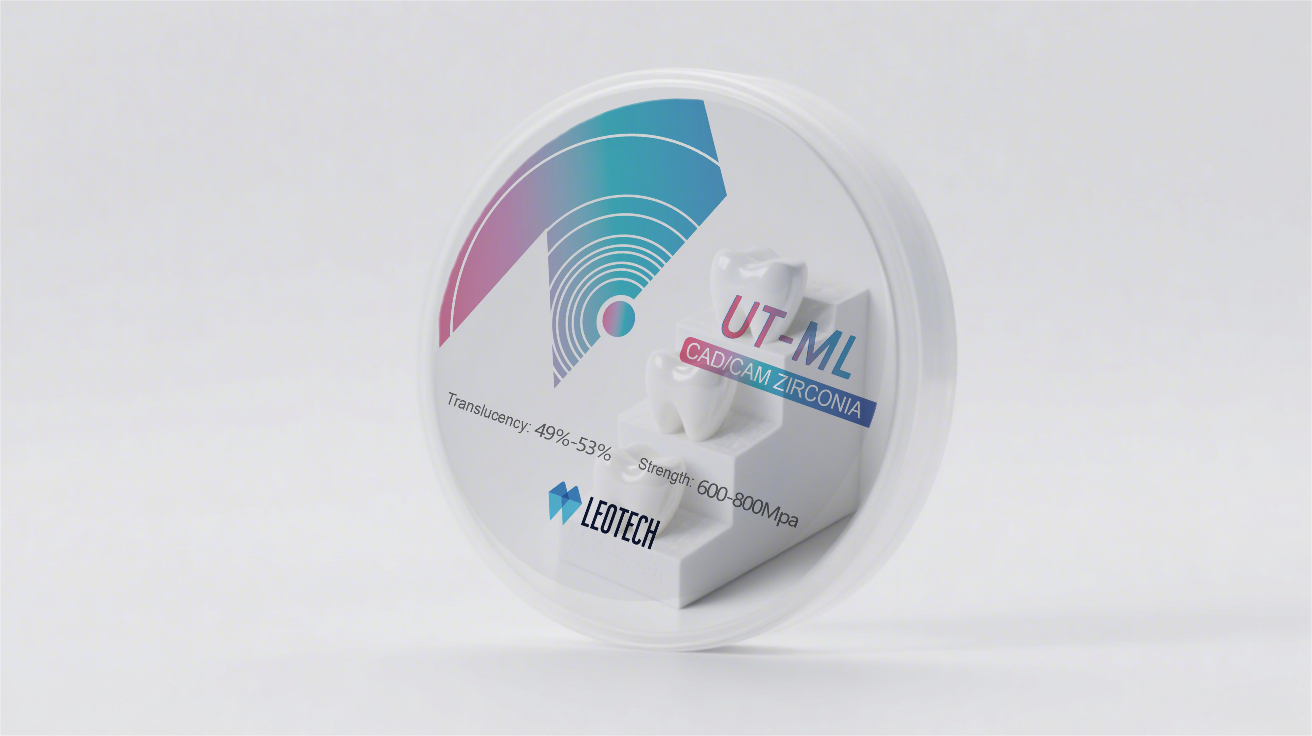 Low-Temperature Sintering Zirconia 1480-1510℃ Range Dental Prosthesis <100μg/cm² Solubility