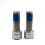 Stainless Steel SS304 Hexagon Socket Head Bolt with Blue Coating Nylon Lock