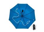 3 Folding Promotional Golf Umbrellas Metal Shaft Double Layer Cover Auto Open