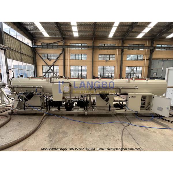 75-250mm PVC Pipe Extrusion Line with Twin Screw for Water Supply Pipe Production