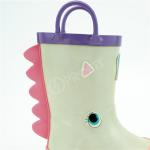 Kids Cute Rubber 3D Pink Unicorn Printed Rain Boots Skid Resistant