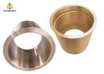 Anti Erosion Machinery Parts Flanged Bronze Bushings Oil Impregnated Bronze