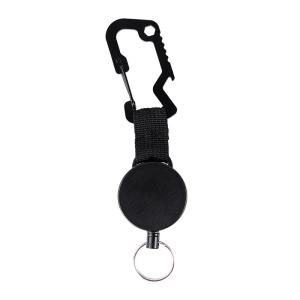 Wholesale Deyi Badge Reel Outdoor Heavy Duty Retractable Keychain Extendable Carabiner 6875 from china suppliers