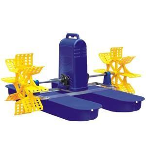 Wholesale 2.6KG/H Fish Farm Aerator Aquaculture Farm Pond Aeration Paddle Wheel 1.0HP from china suppliers