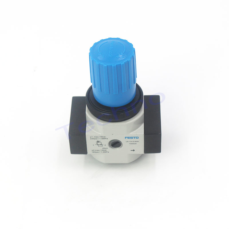 LR-1/4-D-MINI Pneumatic Filter Regulator Lubricator Metal FESTO Pressure Regulator