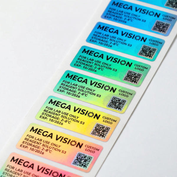Personalized Custom Multi Color Peptide Vial Labels for 2ml 3ml 10ml Glass Bottle Waterproof Sticker