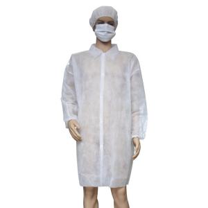 Wholesale Non Toxic White Dustproof Disposable Lab Coats from china suppliers