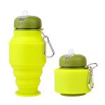 Travel Portable Sport Collapsible Water Bottle Silicone Reusable Leakproof