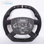 OEM Racing Car Ford Carbon Fiber Steering Wheel Fiesta Green Stripe
