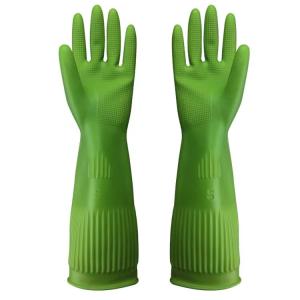 Wholesale 38CM Latex Free Kitchen Gloves Chemical Resistance Extra Long Dishwashing Gloves from china suppliers