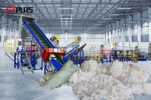 Wholesale Automatic Plastic Film Squeezing Cutting Machine / Powerful Plastic Dewatering 1000kg/H from china suppliers