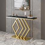 Stainless Steel 36 Inch Contemporary Entryway Table OEM ODM