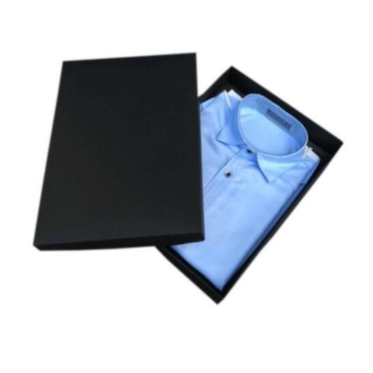OEM Cardboard Gift Packaging Boxes Customized Pattern For Clothing Shirt