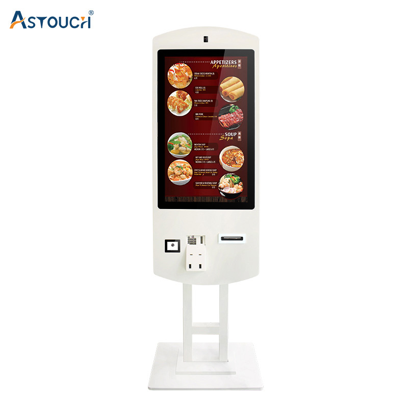 32inch McDonalds Self Ordering Payment Kiosk For Fast Food Restaurant