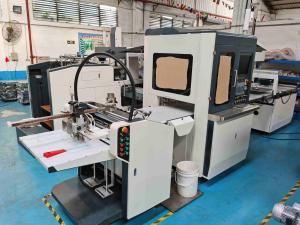 Wholesale Cosmetic Cover Tray Rigid Gift Box Making Machine And Lid Box Making Machine from china suppliers