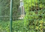 Round Post 4.5mm Wire 2m High Green Chain Link Fence
