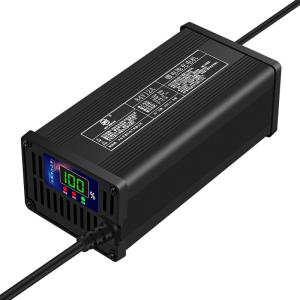 Wholesale Customized 48V 8A Tricycle Scooter LiFePO4 Li-ion Battery Charger with Aluminum Case Electric AC100-240V 50/60Hz Input Voltage from china suppliers