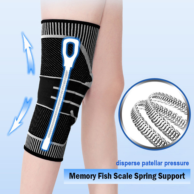 Sports Compression Elastic Knee Support Protective Gear Fitness Elbow Knee Pads