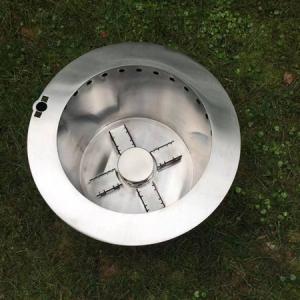 Wholesale 13 Inch Double Wall Smokeless Stainless Steel Fire Pit 15.5 Inch Portable from china suppliers