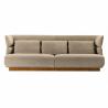 Buy cheap Italian Curved Corner Sectionals 2.3m Curved Luxury Living Room Furniture Sets from wholesalers