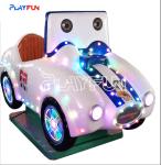 Smart car indoor kids kiddie rides on car coin operated fiberglass swing game