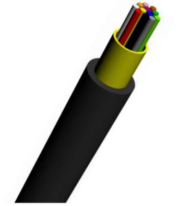Wholesale GJYFXH-Ⅱ Indoor All Dielectric Fiber Optic Cable For Duct / Lash Aerial Installation from china suppliers
