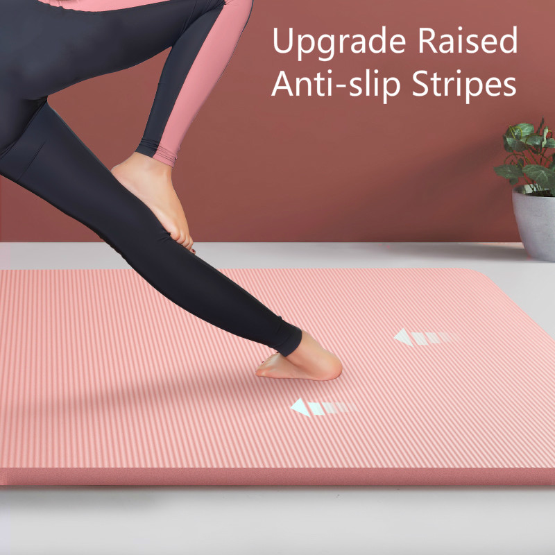 Beginner Gym Pilates Exercise 20mm Widened Lengthened Home Fitness Non Slip NBR Yoga Mat