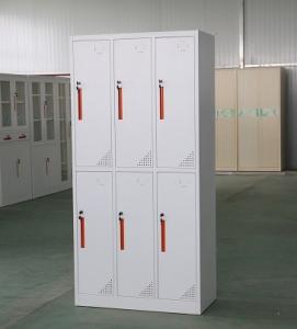 Wholesale 6 Door Cold Rolling Steel Office Lockers Oem / Odm from china suppliers