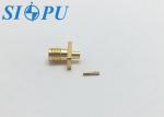 Female Two Hole Flange SMA RF Connector Mates With 2# Semi Flexible Cable