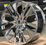 Chrome Gmc / Chevy Rims Snowflake Passenger Car Wheels 22 Inch Avalanche Ltz