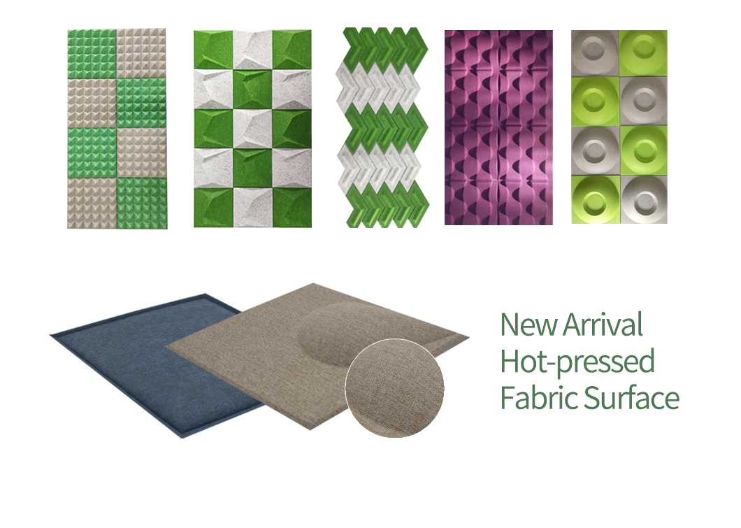 Polyester Fiber Sound Absorbing Panel Lightweight With Modern Design