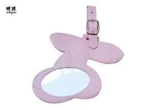 Wholesale Lovely Pink Luggage Id Tags , Woven Logo Kids Bag Tags 150 * 100 * 3mm from china suppliers