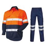 Cotton Long Sleeves Reflective Clothing Work Clothes Labor Protection Clothing
