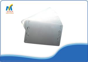 Wholesale Sublimation Metal Business Cards Blank With Sliver Butterfly Design from china suppliers