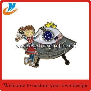 Wholesale New product soft enamel flower lapel pin custom zinc alloy lapel pin custom from china suppliers