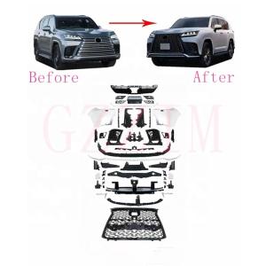 Wholesale Car Body Kit Lexus LX600 Plastic Front Rear Full Set Kit F-Sport Bodykit Black from china suppliers