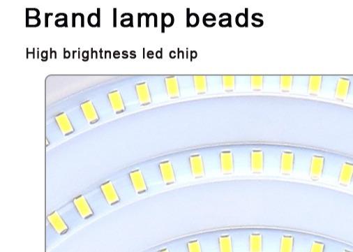 Aluminum Body 47.5X47.5X16cm 16000lm Round Led High Bay factory use streamline