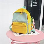 Ins fashion sports new ins color nameplate backpacks student bags handbags